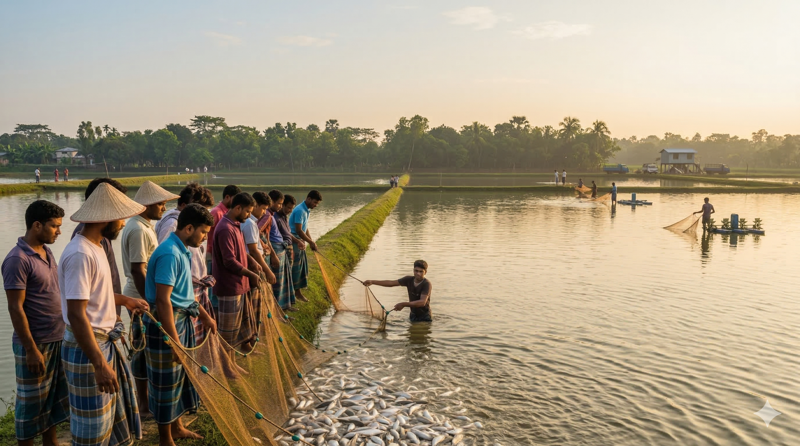 Fish farming in Bangladesh